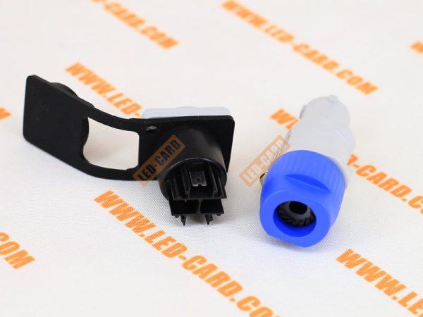 Breech lock Power Plug for LED cabinet - Image 4