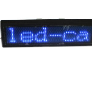 LED Visitenkarte blau
