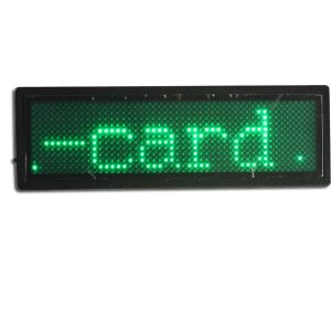 LED name card Green