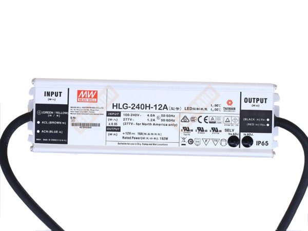 Meanwell HLG-240H-12A LED Driver - Image 3