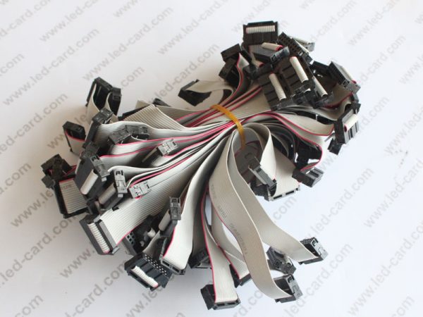 16 Pin LED Display ribbon cable connector 18cm 20 PCS