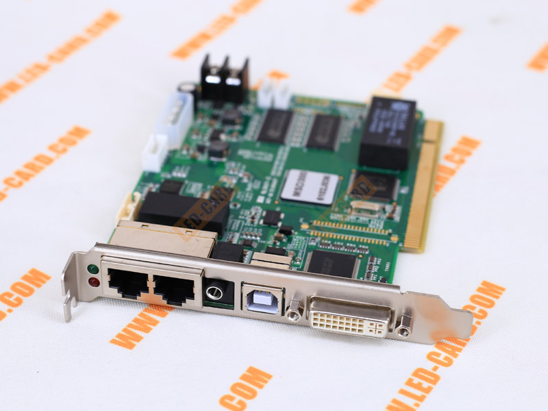 If the sending card have no Green lamp flashing, how to do? LEDCARD