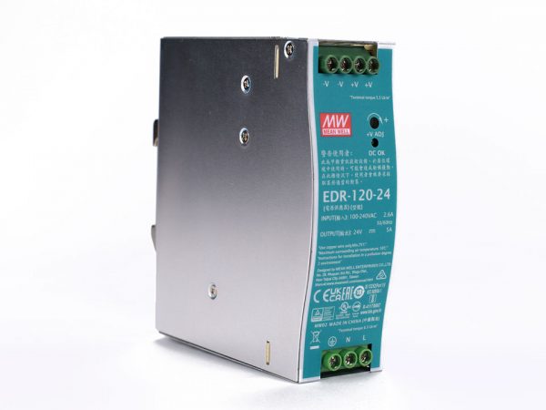Meanwell EDR-120-24 Industrial Rail Power - Image 2