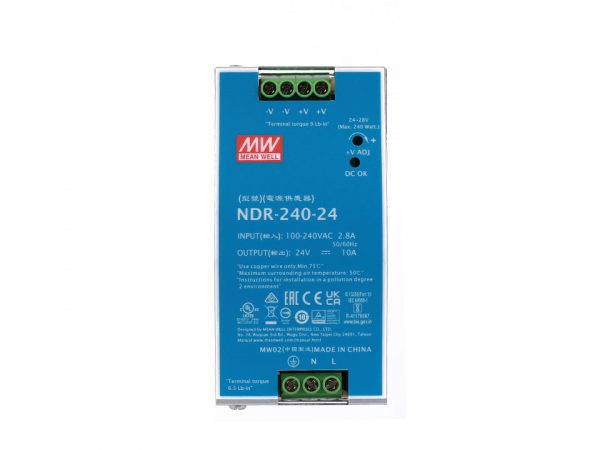 Meanwell NDR-240-24 Rail Power Supply - Image 3